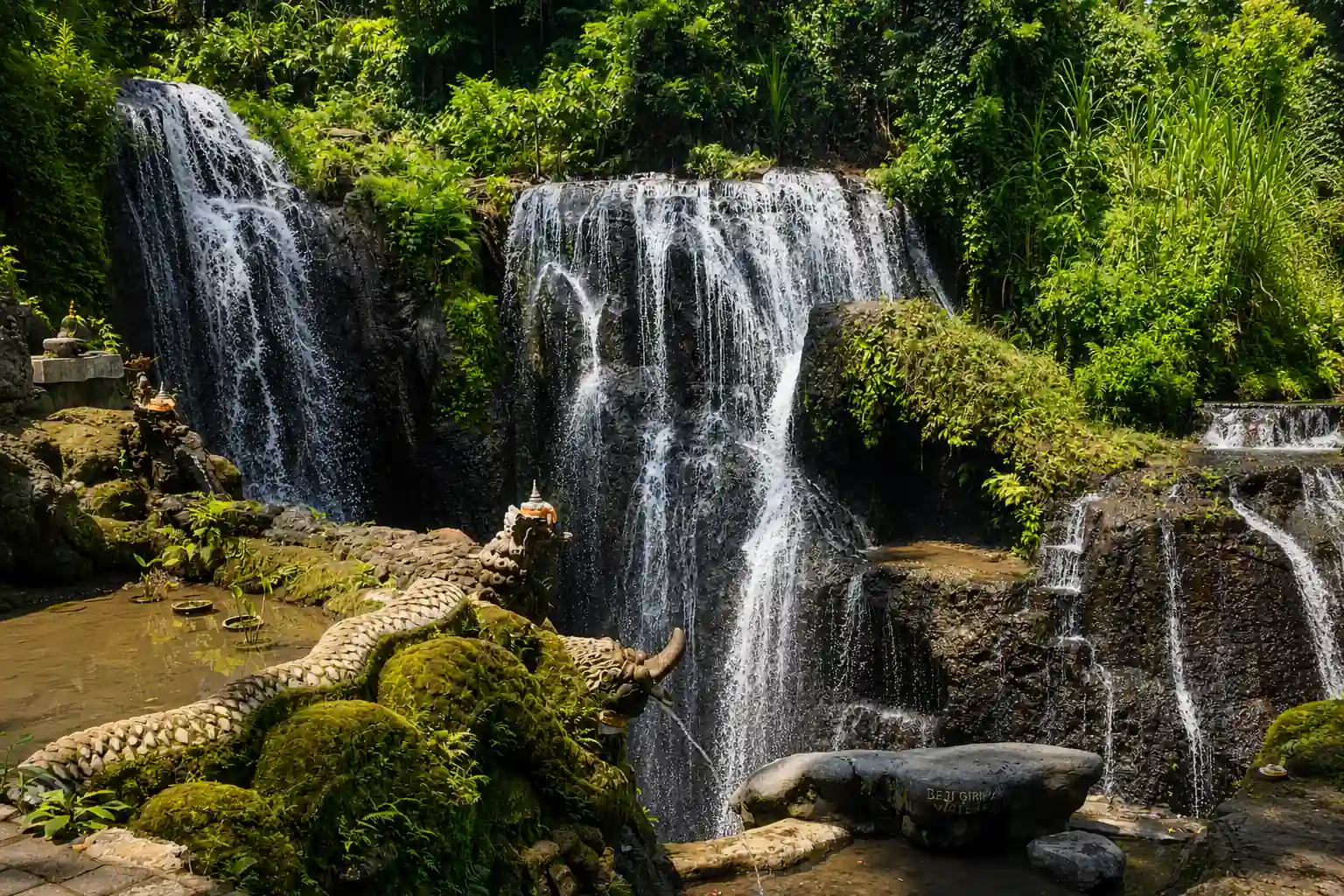 Taman Beji Griya Bali waterfall